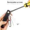 FIREDOG CL78 3 in 1 Pipe Cleaner Carbon Knife & Holder (Black) - 4