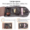 FIREDOG CL08 Brown Rope Leather Pipe Tobacco Storage Bag - 3