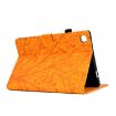 Samsung Galaxy Tab S6 Lite Fortune Tree Flower Tablet Case Khaki - 5