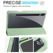 Samsung Galaxy Tab S8 Ultra Green 3-fold Leather Tablet Case - 4