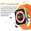 N22 Green 2 in 1 1.96" HD Sport Bluetooth Smartwatch & Earphone - 5