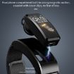 B7 Bluetooth Earphone/Smart Bracelet with Health Monitoring, Black Steel - 6