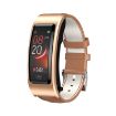 B7 Smart Bracelet Earphones: Sleep, Oxygen, Heart Monitoring, Gold/Brown - 1