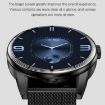 R6 1.32" Round Screen Smart Watch & Bluetooth Earphone Combo, Brown Strap - 6