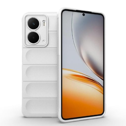 Realme P3 5G White Magic Shield TPU + Flannel Phone Case - 1