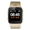 D99+ 1.22" HD GPS Smartwatch for Elderly, Waterproof, Champagne Gold - 2