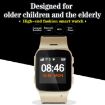 D99+ 1.22" HD GPS Smartwatch for Elderly, Waterproof, Champagne Gold - 4