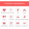CHIGU C6 Smart Bracelet, OLED, Heart Rate, Pedometer, Calls Reminder - 5