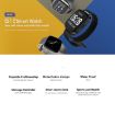 DTNO.1 G12 Smart Bracelet, 1.3" OLED, IP67, Steel Band (Black) - 3