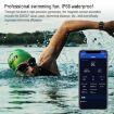 CS201 Waterproof Smart Watch, Heart Rate & Exercise Monitor, Blue - 6