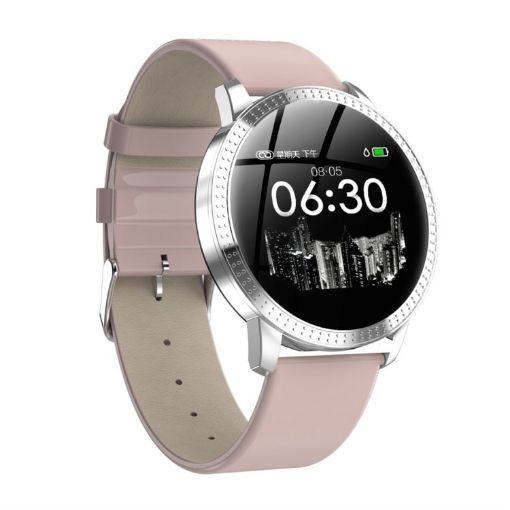 CF18 Waterproof Smartwatch - Heart Rate & Sleep Monitor, Pink - 1