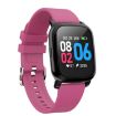 CV06 Smart Bracelet: 1.3" Screen, Heart & Sleep Monitoring, Magenta - 2