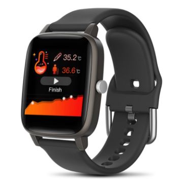 T98 Smart Watch - 1.4" Screen, Waterproof, Temp/Heart Rate Monitor - 1