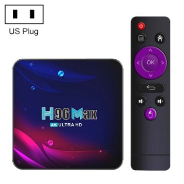 H96 Max V11 4K Smart TV Box, Android 11, 4GB RAM, 64GB ROM, WiFi - 1