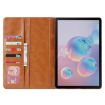 Samsung Galaxy Tab S7 FE Leather Case, Holder & Wallet - Wine Red - 5