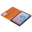 Samsung Galaxy Tab S7 FE Leather Case, Holder & Wallet - Wine Red - 6