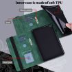 Green Lace Flower Embossed Flip Case for iPad Pro 10.5/10.2 - 4