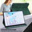 Samsung Galaxy Tab S2 9.7 Leather Case - Green Lace Flower Design - 5