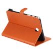 Samsung Galaxy Tab A8.0 T350 Orange Leather Case with Holder - 5
