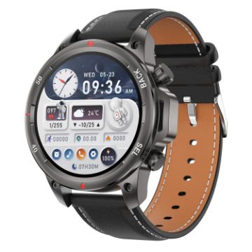 DK68 1.53" Smart Watch: IP67, BT 5.0, Health Monitor - Black - 1