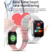 MT28 1.54" Smart Watch, Heart Rate/BP Monitor, IP67 Waterproof (White) - 6