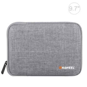 HAWEEL 9.7" Grey Sleeve Case for iPad, Galaxy, Lenovo, Tablets - 1
