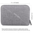 HAWEEL 9.7" Grey Sleeve Case for iPad, Galaxy, Lenovo, Tablets - 3