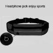 Black Outdoor Waist Bag: Waterproof, Sweatproof, Fits 6" Phone - 4