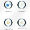 AIR2S TWS Bluetooth Earphone, Noise Cancelling, Touch Control, NFC - 4