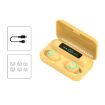 F9-9 TWS CVC8.0 Bluetooth Earphones with LED Display (Yellow) - 2