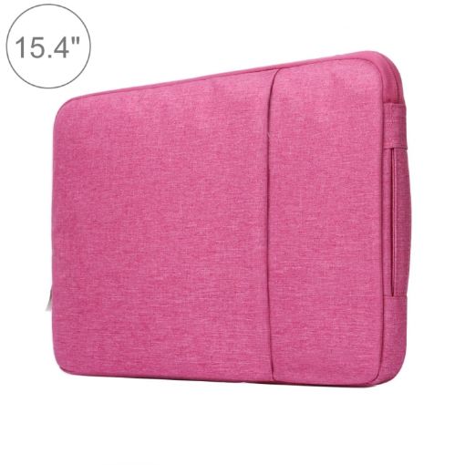 Magenta 15.4" Universal Denim Laptop Bag for MacBook & Lenovo - 1