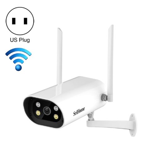SriHome SH037 4.0MP WiFi Camera, 2-Way Voice, Night Vision, AI Detection - 1