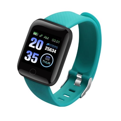 116plus Smart Bracelet - 1.3" Screen, IP67, Heart Rate/Sleep Monitor - 1