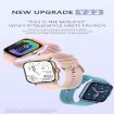 Y22 1.72" Smart Watch, IP67 Waterproof, Health Monitoring, Black - 3