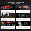 DT10 Smart Watch 1.54" Screen, Bluetooth Call, IP67 Waterproof, Blue - 4