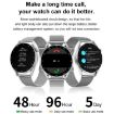 DT3pro Smart Watch, 1.36" Screen, IP67, Steel Band, Health Monitor (Black) - 4