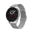 DT3pro Smart Watch, 1.36" Screen, IP67 Waterproof, Steel Band, Silver - 1