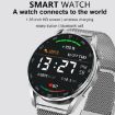DT3pro Smart Watch, 1.36" Screen, IP67 Waterproof, Steel Band, Silver - 3
