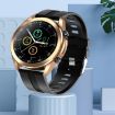 DW95 Smart Watch, 1.28" Screen, Waterproof, Bluetooth Call, Gold Band - 6