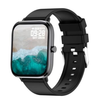 T45S Smart Watch 1.7" Screen, IP67, Health Monitoring, Black - 1