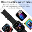 T45S Smart Watch 1.7" Screen, IP67, Health Monitoring, Black - 6