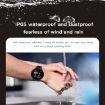 D18 1.3" TFT Smart Watch: IP65, Call, Heart, BP, Sleep Monitor (Black) - 6