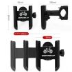BENGGUO Aluminum Alloy Mobile Holder for Bicycle/Motorcycle - Titanium - 3