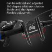 BENGGUO Aluminum Alloy Mobile Holder for Bicycle/Motorcycle - Titanium - 5