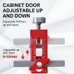 RUITOOL Cabinet Door Jig with Adjustable Rebounder & Drill Rings - 5