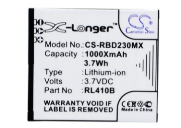 Rollei Actioncam 410 400 240 230 Battery (p/n RL410B) - 1
