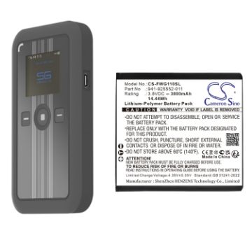 Battery for Franklin Wireless RG1100, Part 941-925552-011 - 1