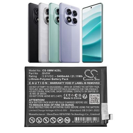 Redni Note 14 Pro 24116RACCG Battery (p/n BN5W) - 1