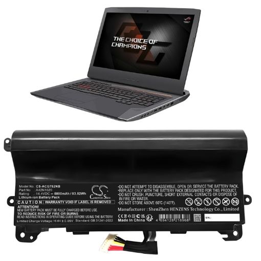Battery for Acer ROG GFX72 Series (0B110-00380000/00380200) - 1