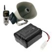 Battery for Foxpro xwave x2s x24 x1 shockwave krakatoa cs24c - 6